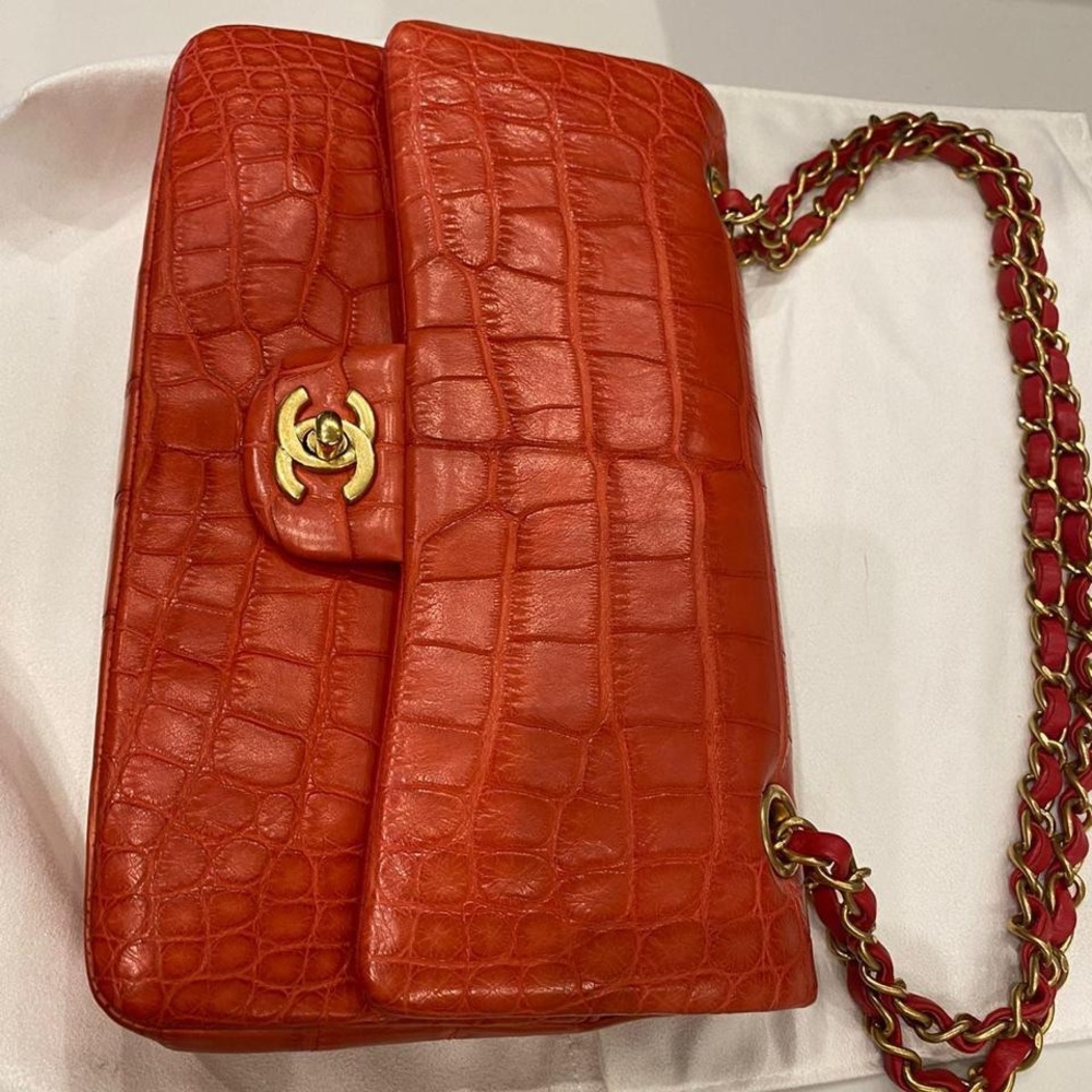 Chanel Crocodile Classic medium bag with GHW - Picture 10 of 15